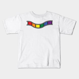 Film Strip - Rainbow Pride Kids T-Shirt